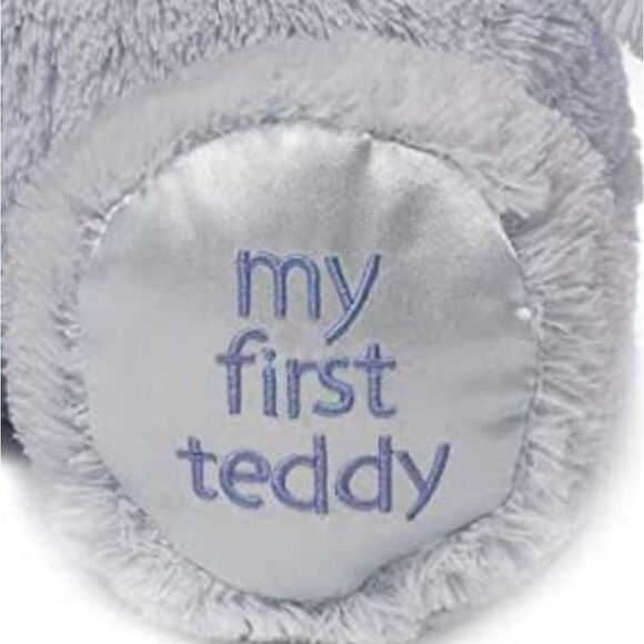Gund Blue My First 1st Teddy Bear 15" Large 4043976 Soft Plush Animal • New - Picture 3 of 4